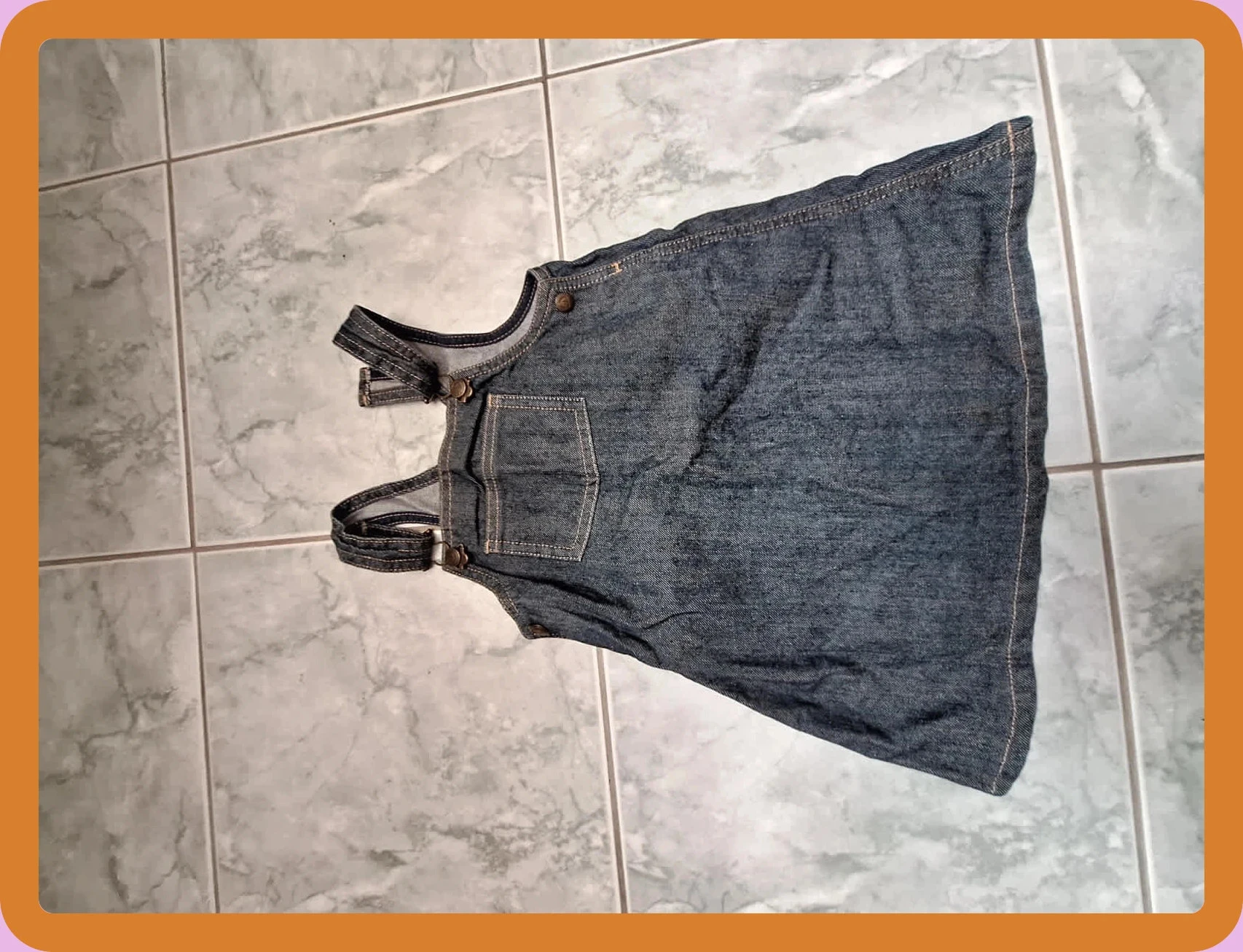 Robe petit bateau en jean 18 mois 81cm